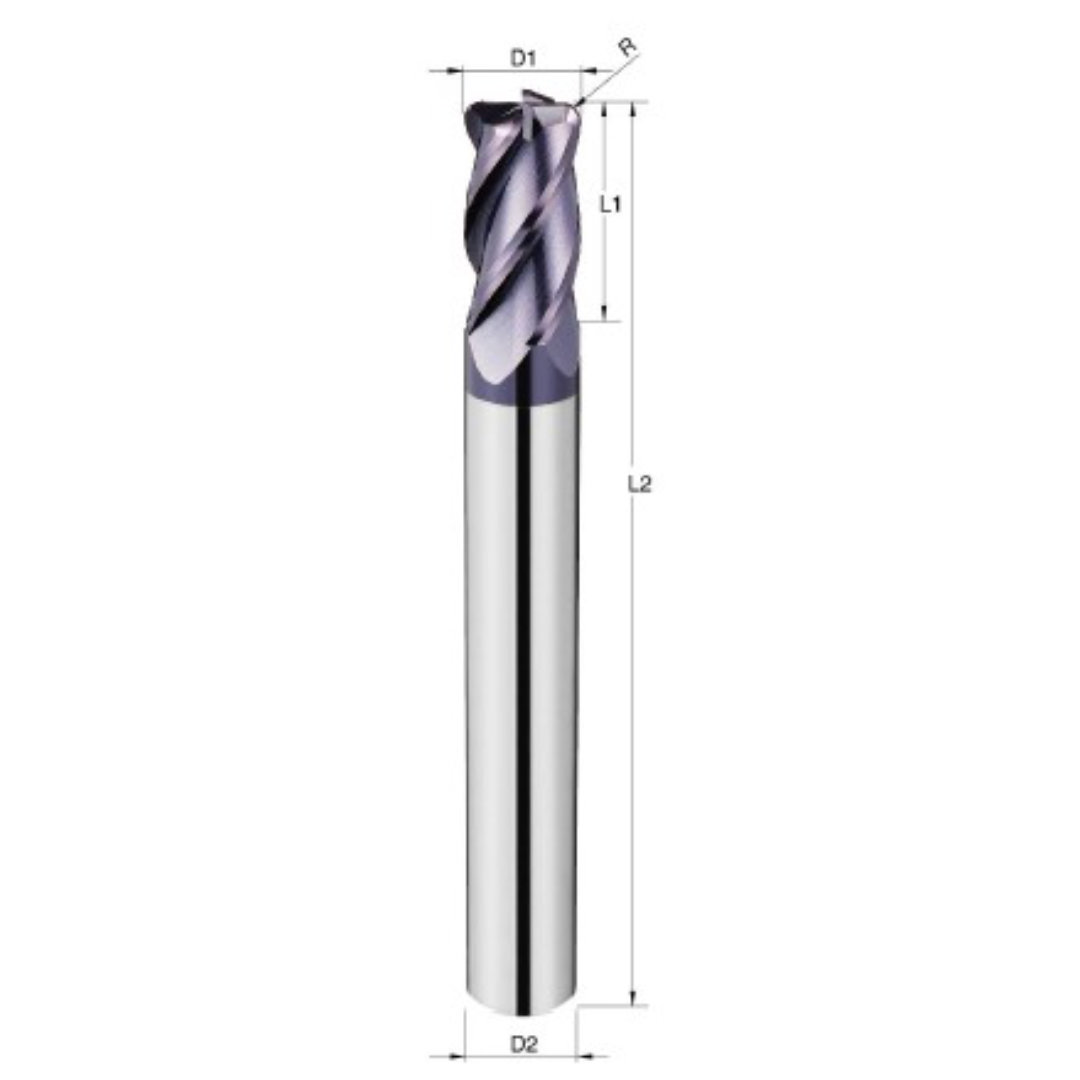 IRC Long shank end mill